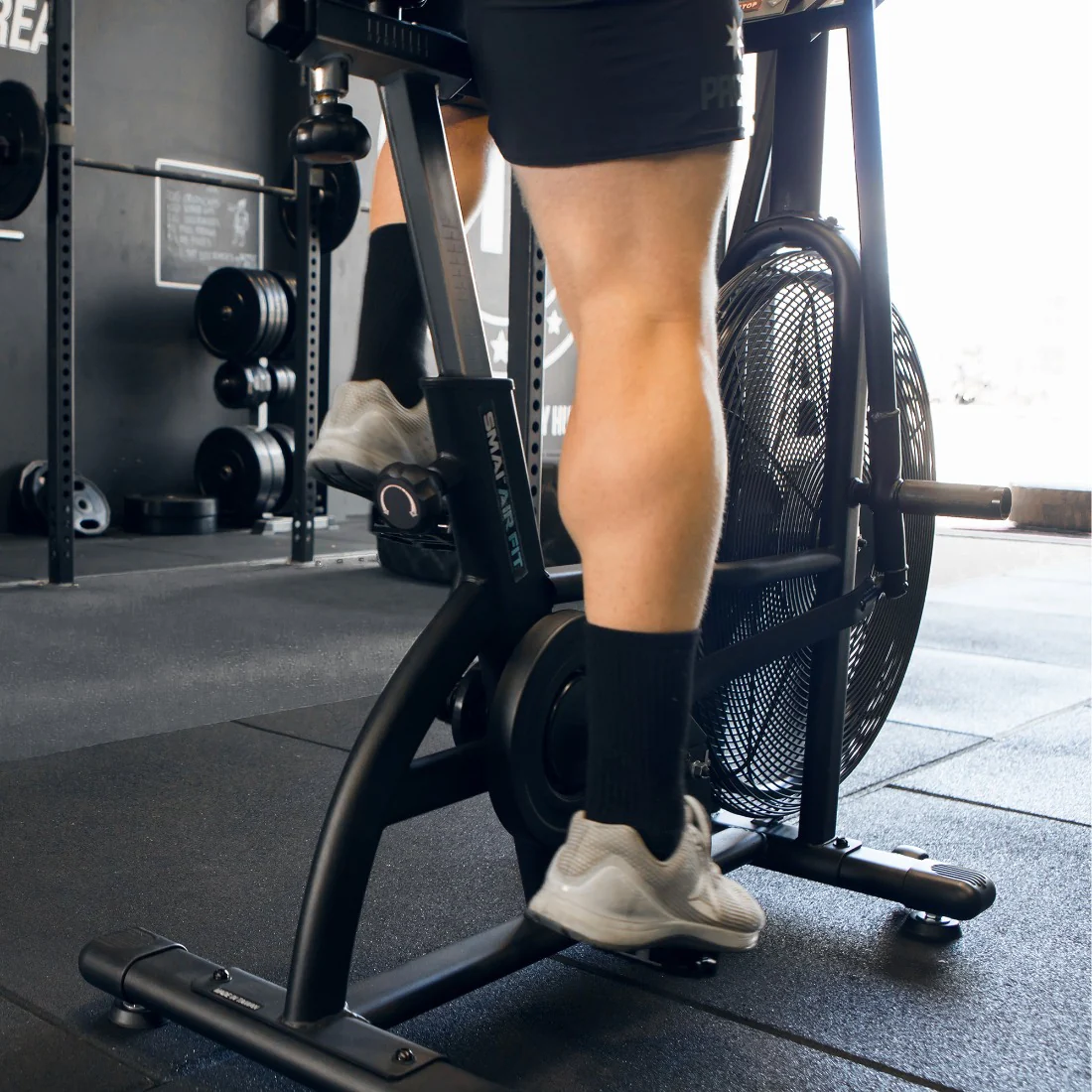 Rubber Gym Flooring Tile - 15mm - Black - Image 7