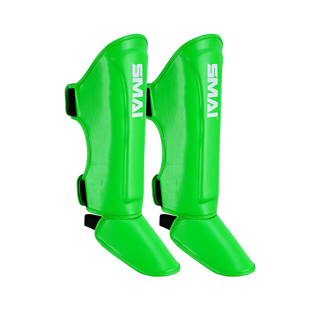 Essentials Muay Thai Shin Guards Kids - Green - Image 4