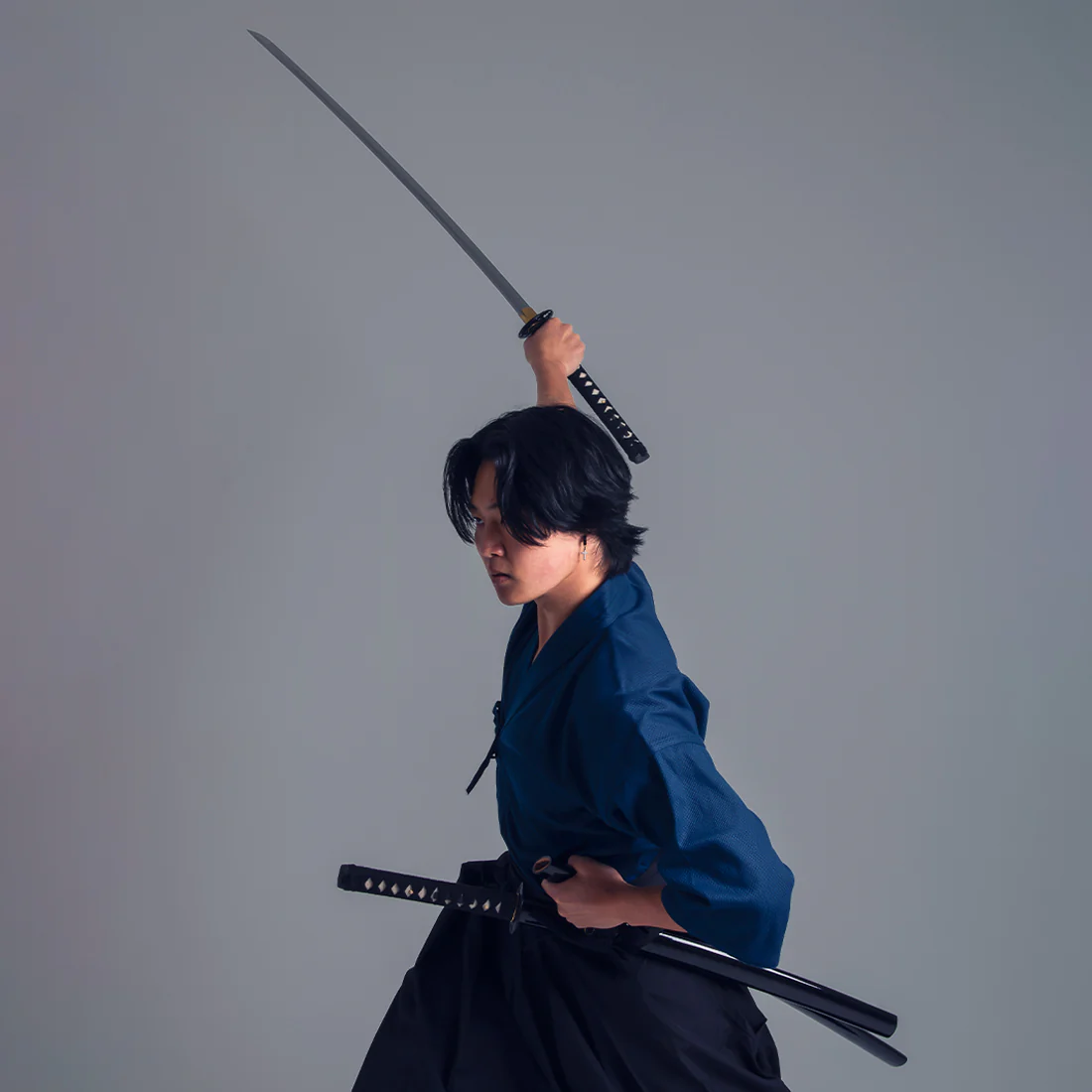 High Carbon Black Katana - Image 3
