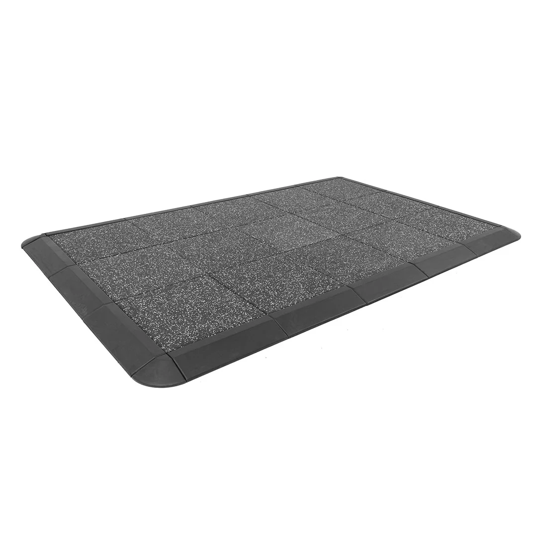 Weight Lifting Platform - Acoustic Rubber White Fleck 50mm - Image 3