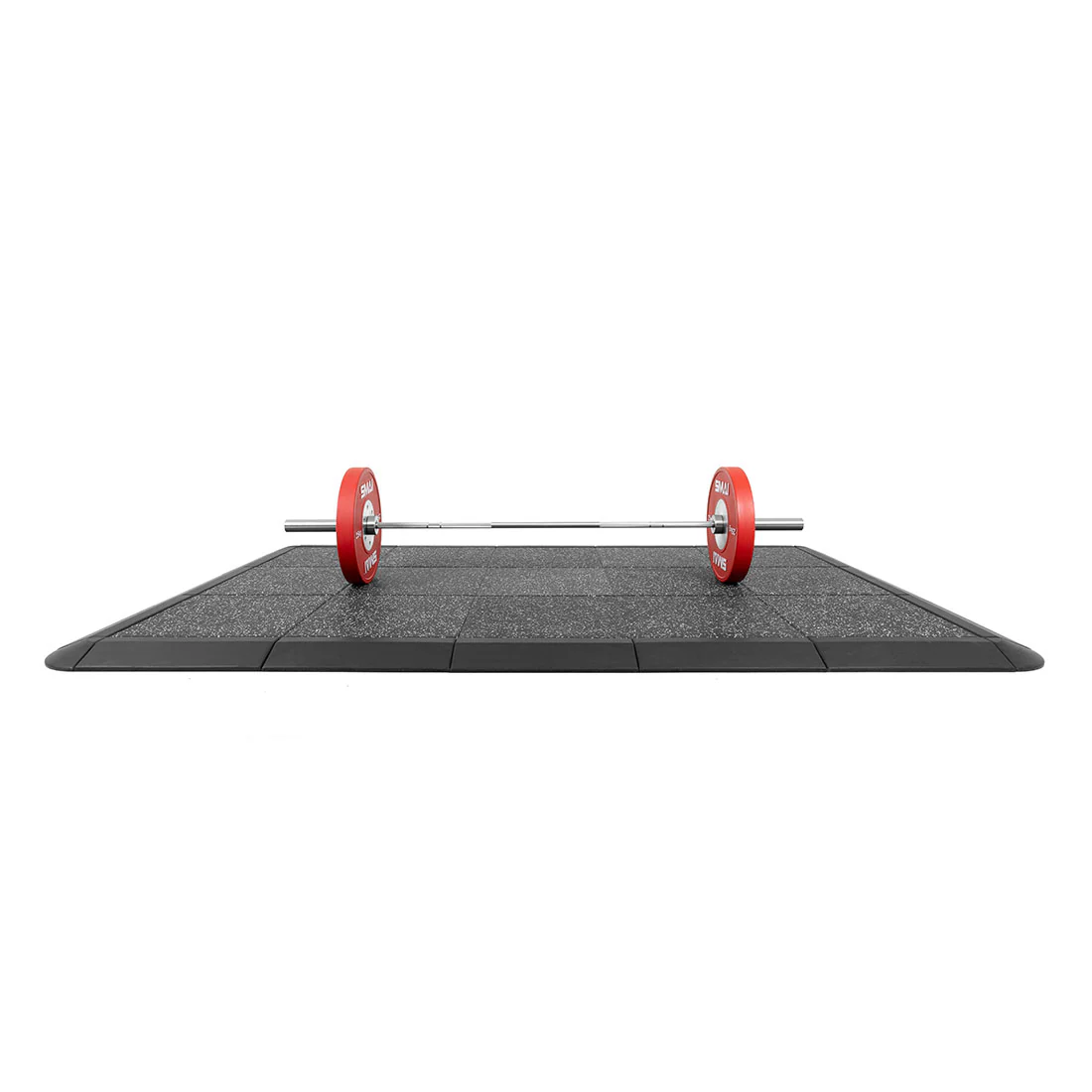 Weight Lifting Platform - Acoustic Rubber White Fleck 50mm - Image 4
