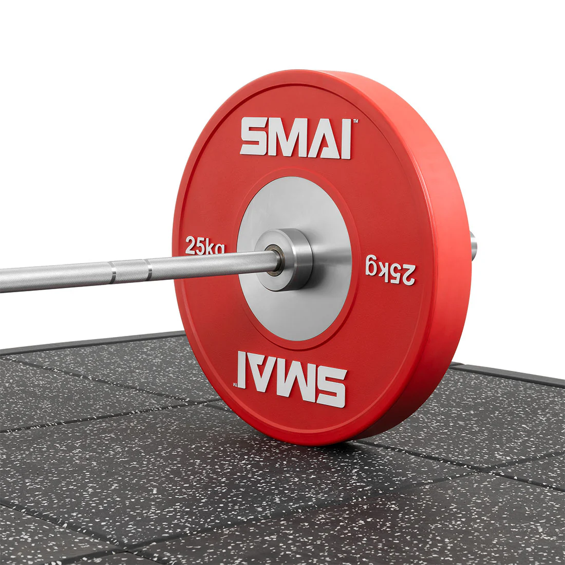 Weight Lifting Platform - Acoustic Rubber White Fleck 50mm - Image 5